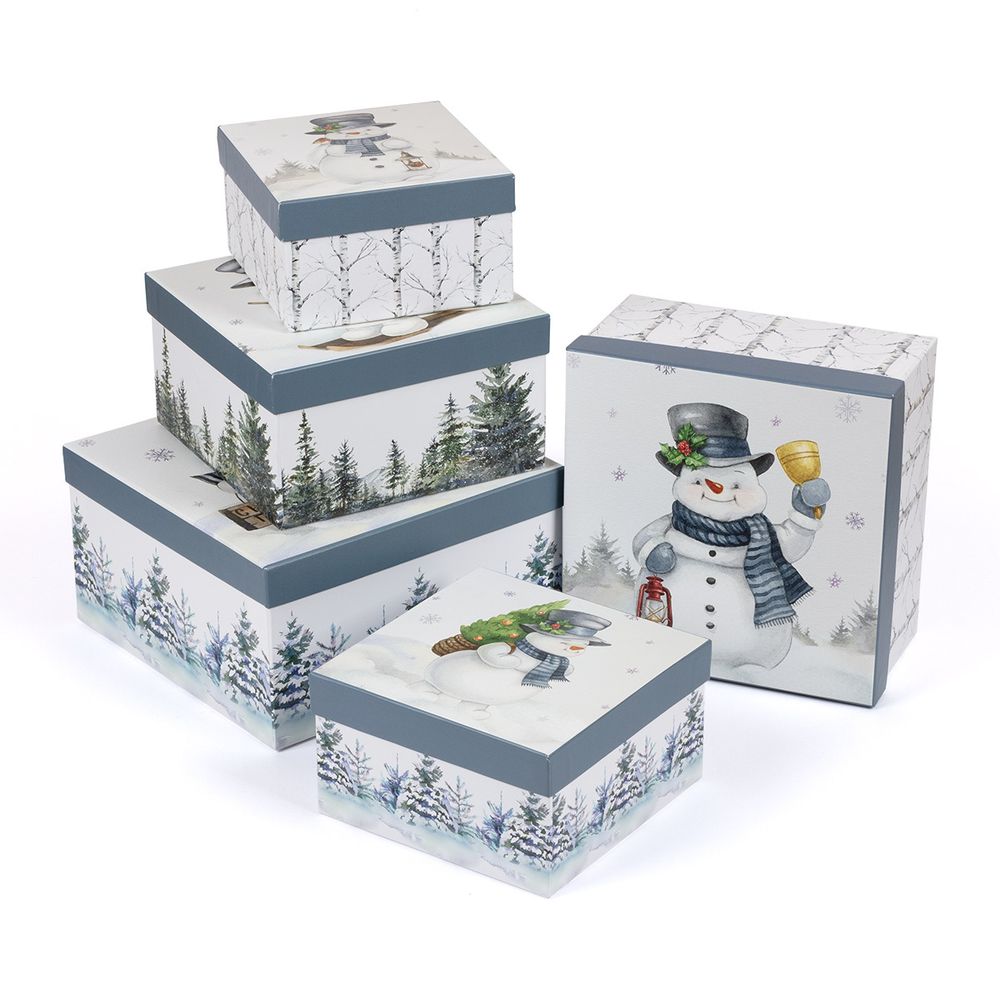 Набор подарочных коробок "5в1", 14х14х8 - 22х22х12 см, 01, Stilerra SBOX-SN3-5