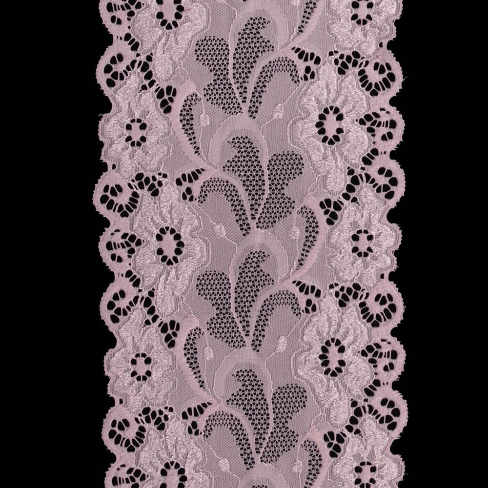 Кружево бельевое эластичное 150 мм / 13.72 м, цв. C344 пудровый