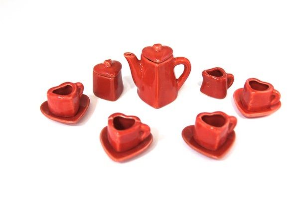 Миниатюра кукольная: Чайный набор 24927 116143 11 предметов