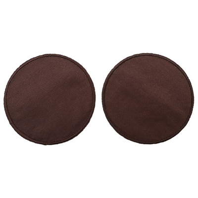 Термоаппликация Круг d-6см, уп., 2 шт, цв.коричневый