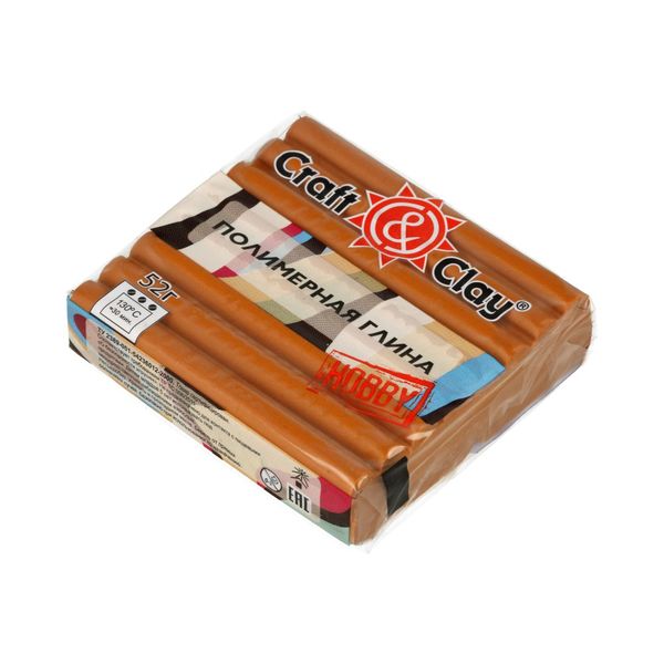 Полимерная глина металлик 52 г, 1105 золото, Craft&Clay CCH
