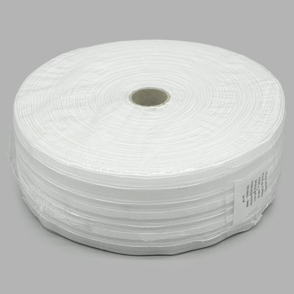 Лента (тесьма) шторная: сборка вафельная (1:2.5) 60 мм / 50 метров, (2 ряда петель, 4 шнура), прозрачный, C705M