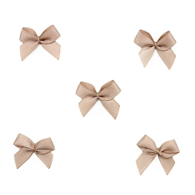 Бантики пришивные 23 мм, Arta, 168 серебристый пион, 20 шт