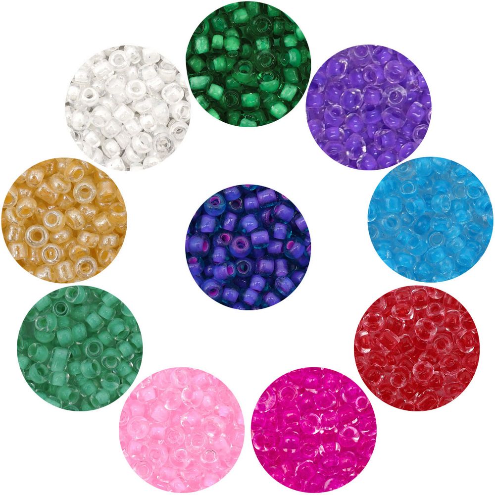 Набор бисера 11/0 ассорти №14 в тубе, 10 цветов, Astra&Craft