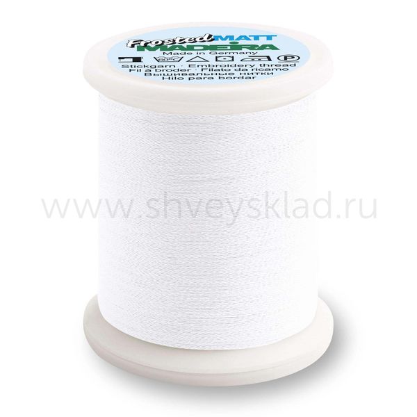 Нитки вышивальные супер матовые Madeira Frosted Matt №40, 500 м, цв. 7801, 9848, 1 катушка