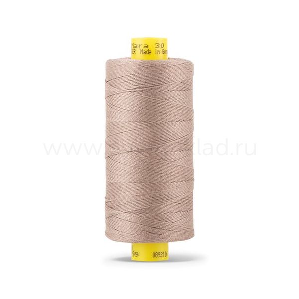Нить отделочная Gutermann Mara 30/2, 300 м, 702404, 199 мускатный орех, 1 шт