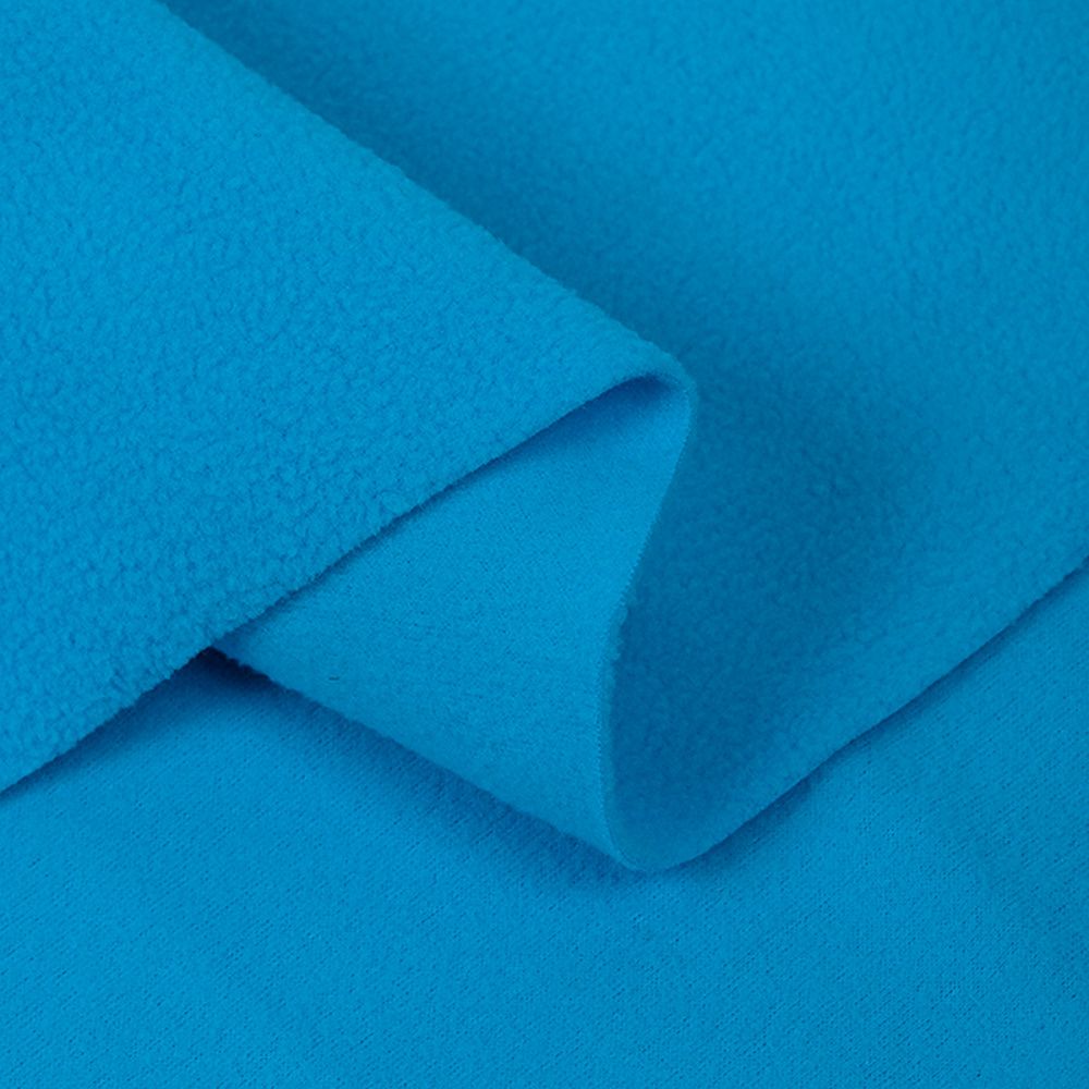 Флис 2-сторонний 190 г/м², 150 см / 2 метра, TBY-0059-274.2, цв.F274 ярк.голубой