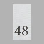 Этикетка-размерник, белый, 10х20 мм, 100 шт, 48