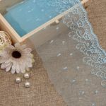 Кружево капроновое широкое 127 мм / 13.71 м, 0574-5002, цв.А783 св.лед