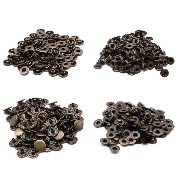 Кнопка Альфа (S-образная) ⌀15.0 мм, ≈720 шт, СТАЛЬ, антик, NEW STAR