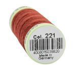Нитки отделочные Gutermann Top Stitch, 30м, 221 красно-терракотовый, 5 катушек