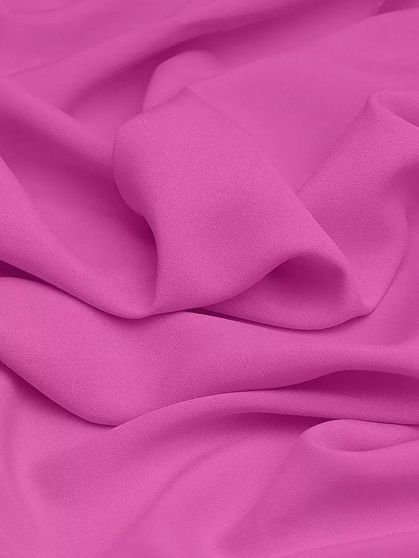 Штапель 110 г/м², 145 см / 2 метра, TBY-Vi-30-41.2, цв.41 яр.розовый
