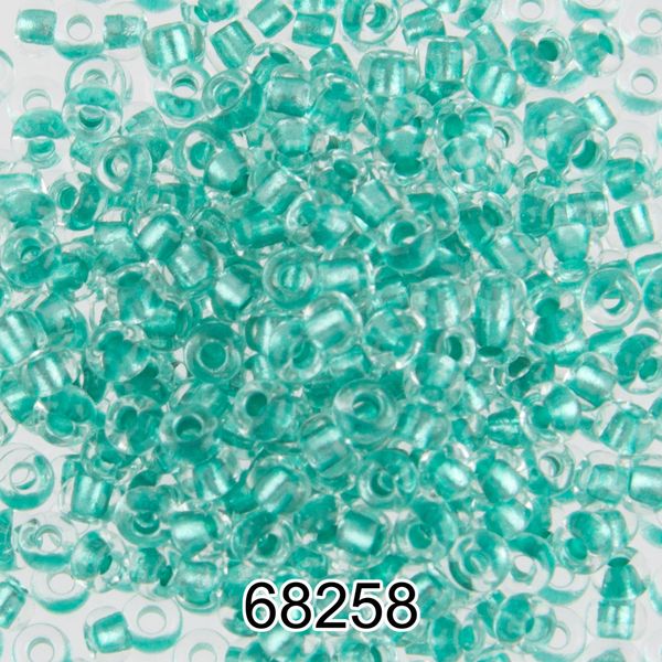 Бисер Preciosa 10/0 (2.3 мм), 500 г, 68258 (Ф609) зеленый