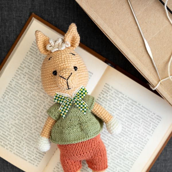 Набор текстильных бантиков, 100 шт, 203 желто-зеленый, Annet BDR