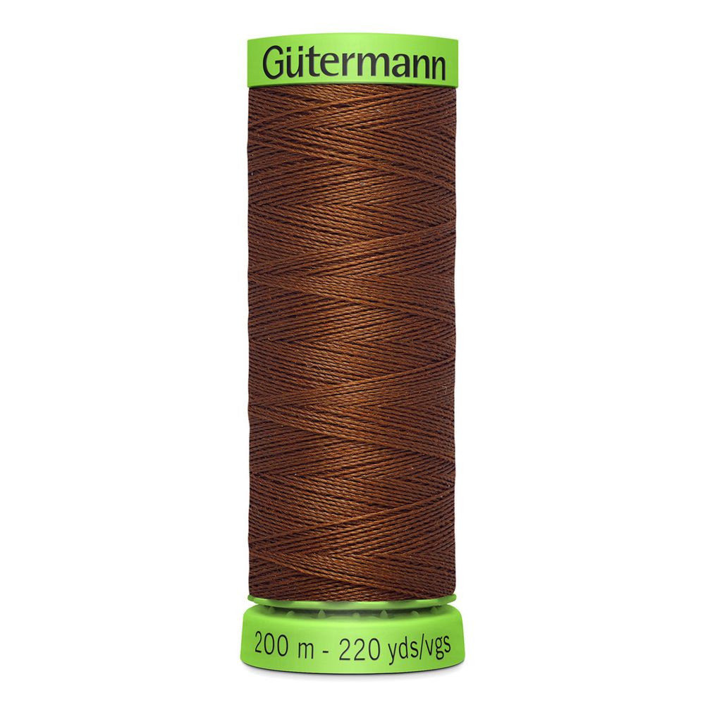 Нитки для тонких тканей Gutermann Extra Fine 150, 200м, 650 золотисто-каштановый, 5 катушек