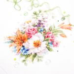 Набор для вышивания нитками Чудесная игла, Нежное настроение, 26х19 см