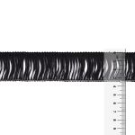 Бахрома отделочная 35.0 мм / 25 метров, 115 черный, Gamma 110