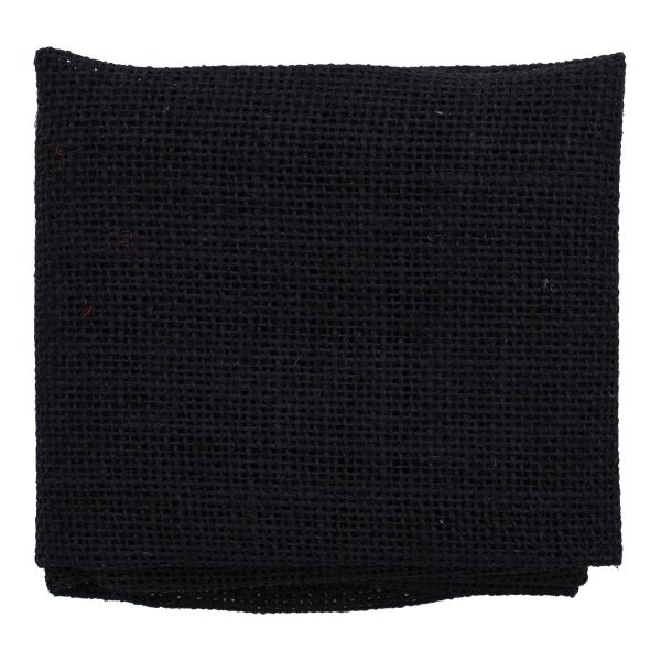 Ткань для рукоделия рогожка 100% лен 48х45см, черный