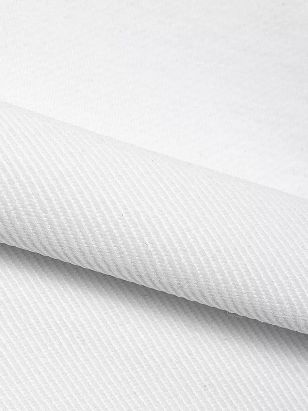 Футер 2-нитка петля поликоттон стрейч 220 г/м², 160 см / 3 метра, ФУТ2Х.TBY.ХЛ-ПЭ.БЕЛ.3, цв.белый