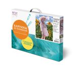 Картина по номерам Фрея, Аниме-девочка в подсолнухах, 40х30 см