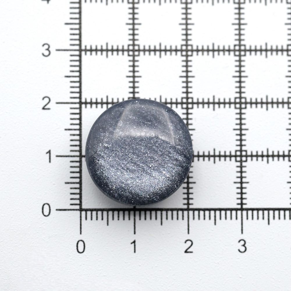 Пуговицы на ножке 32L (20мм), пластик (col.07 т.серый), 72 шт, CR P-45