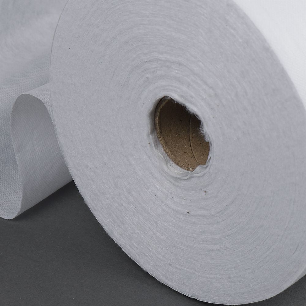 Флизелин клеевой точечный 60 г/м², цв.белый, шир.90см, 100м