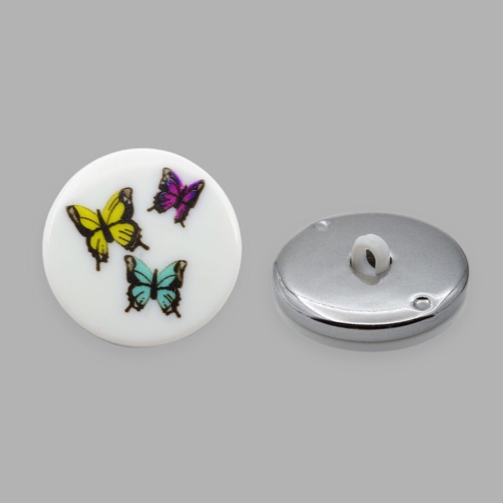 Пуговицы на ножке 34L (21мм) (Yellow (желтый)), 24 шт /TOS/