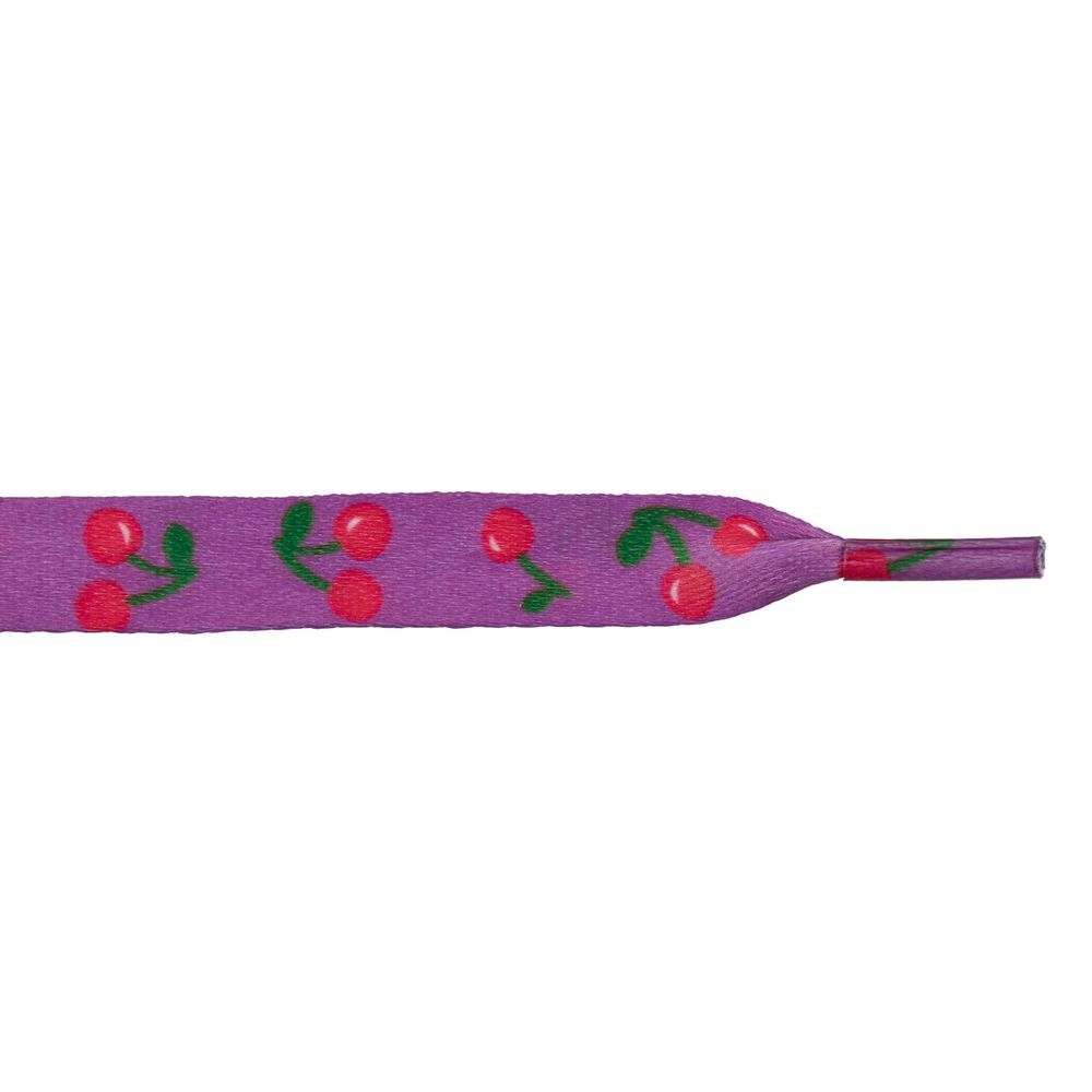 Шнурки 10 мм, 120 см, 10 пар(a), №07 сиреневый (вишня розовая), Gamma SHL-01/10