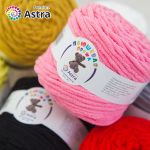 Пряжа Astra Premium (Астра Премиум) Плюшевая / уп.2 мот. по 100 г, 80 м, 112 розовый