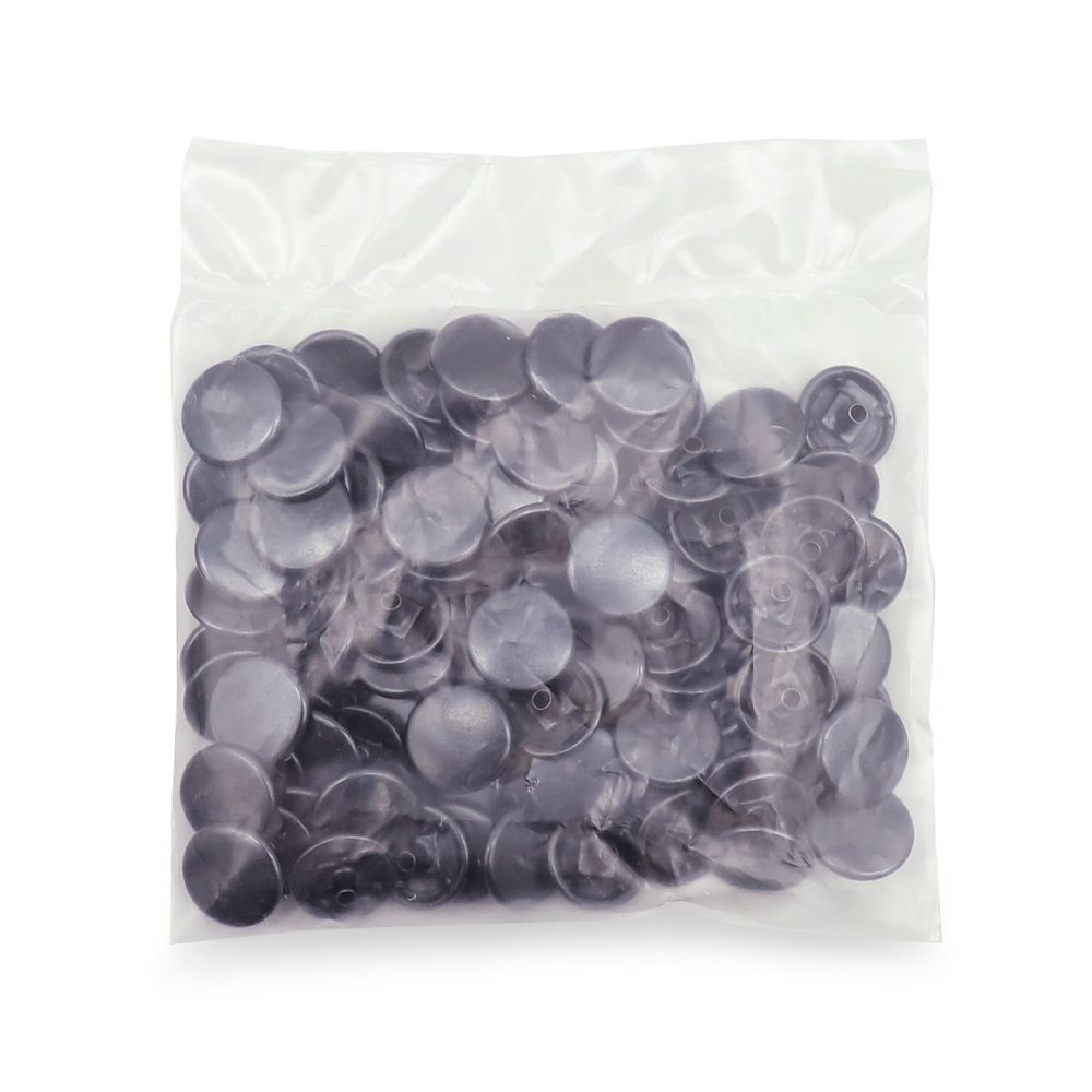 Часть кнопки Альфа (S-образная) ⌀12.5 мм (A-часть), 5/12 чернен, 100 шт, BIG