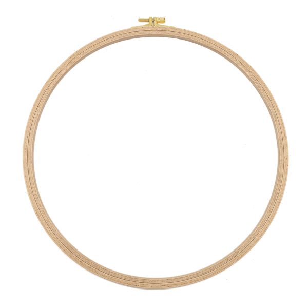 Пяльца круглые буковые, d=310 мм, выс. обода 8 мм, Nurge Hobby, 100-8