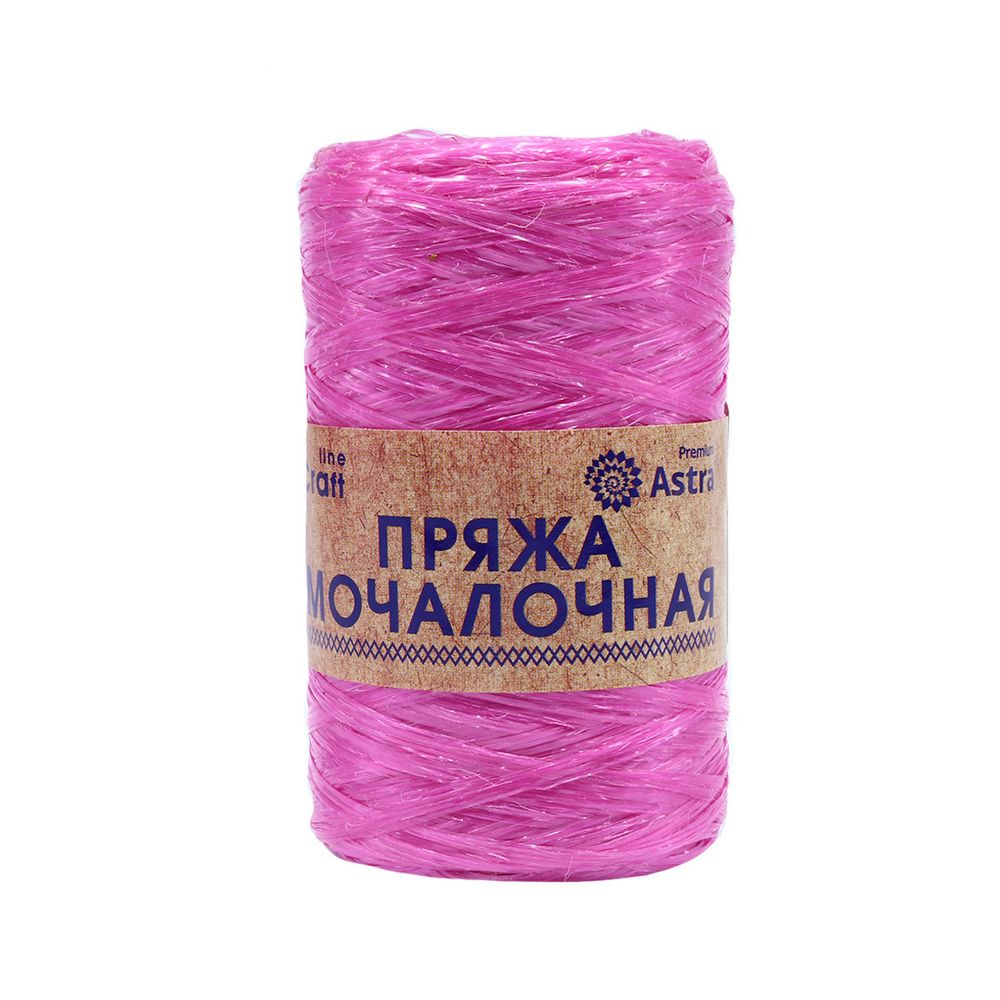 Пряжа Astra Premium (Астра Премиум) Мочалочная / уп.10 мот. по 50 г, 200 м, пион