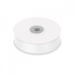 Лента репсовая (в рубчик) 25.0 мм, цв. 029 белый For Hobby, уп. 22.86м (±1м)