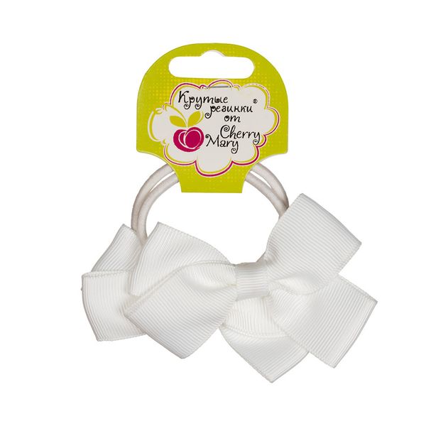 Набор резинок для волос R6029, 10 шт, №01 белый, Cherry Mary R6029