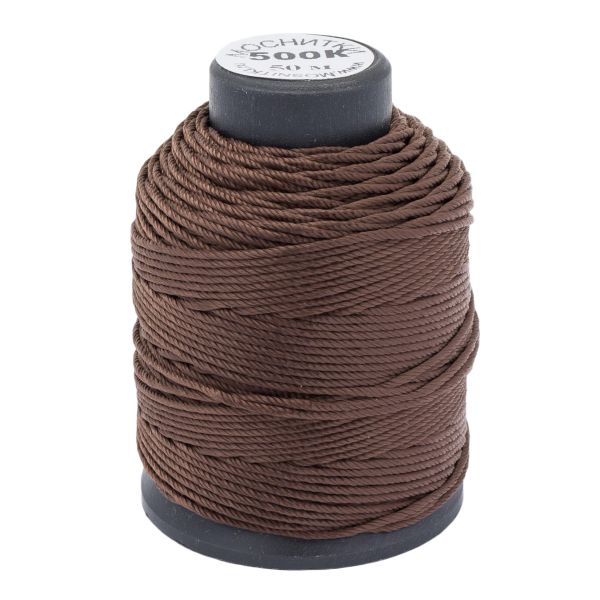 Нитки капроновые 500К, 50м, 104 коричневый, 9 катушек