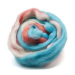 Шерсть для валяния Камтекс Лента для валяния п/тонкая 1х50 г, (25-28 мкр), 2.1 м, меланж 10 409, 618790-5