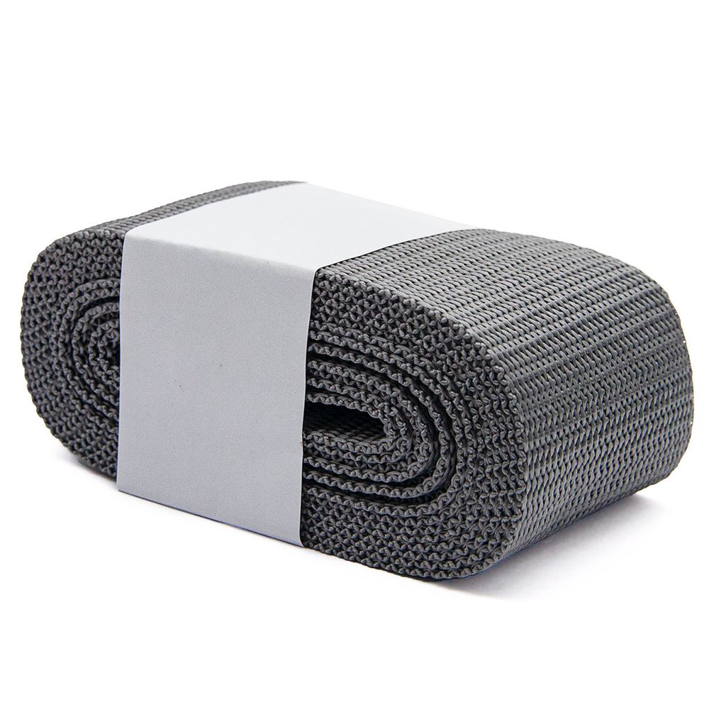 Стропа (ременная лента) 50 мм / 5х2.5 метра, толщ. 1.0 мм, [28 г/пог.м], 100% п/э, 33 серый