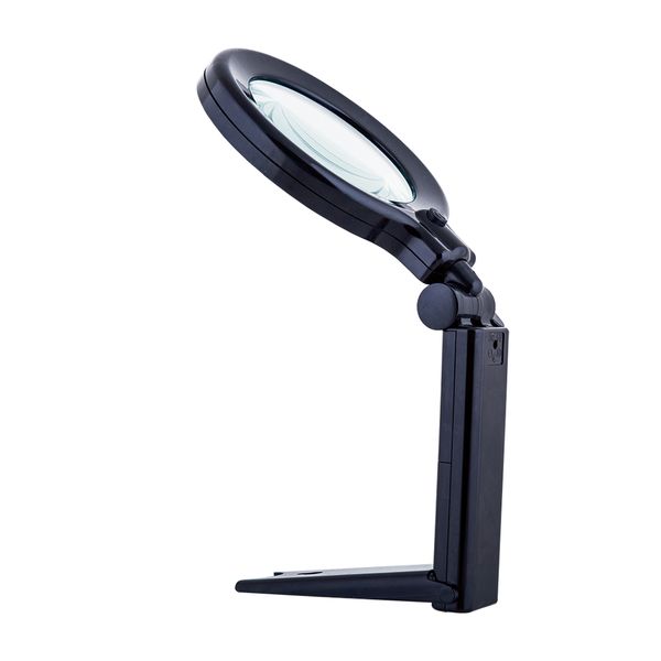 Лупа складная с подсветкой⌀9 см (ув.х2), Ferstel FR-06