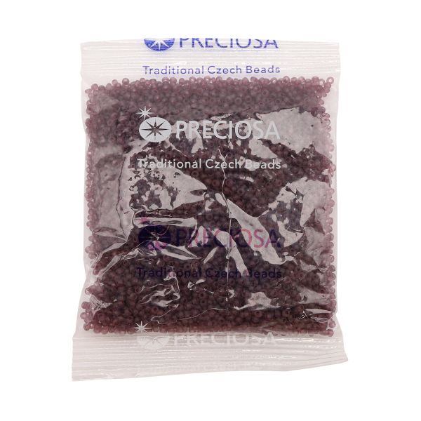Бисер Preciosa прозрачный матовый 10/0 (2.3 мм), круг.отв., 50 г, (20060)
