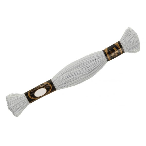 Мулине Радуга, цв.827 серебристый, Россия, 8 мотков по 15 метров