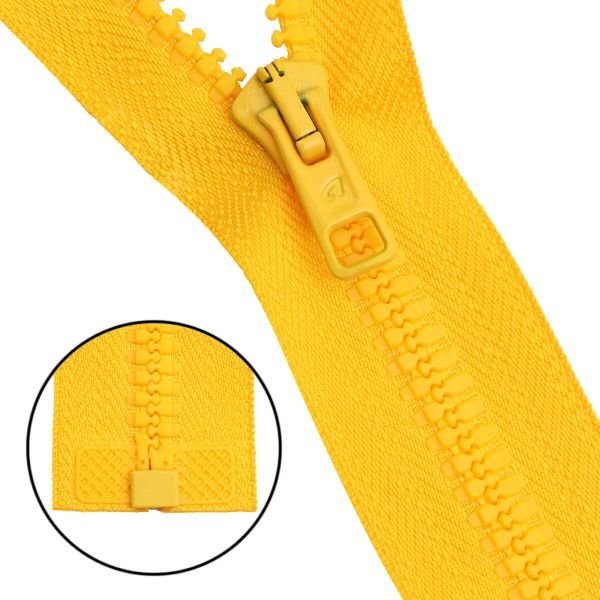 Молния трактор Arta Т6 (6 мм) 1 зам., разъем., 85 см, цв. 162 мимоза, уп.5 шт