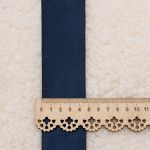 Лента атласная 1-сторонняя 50.0 мм / 27.4±2 метров, 6163, 159 индиго, 12, Globus