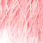 Перья на ленте Страус 15 см, FBY-15-123, цв. нежно-розовый, 2м
