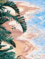 Картина по номерам Фрея PNB/PM-241, Прогулка по пляжу, 40х30 см