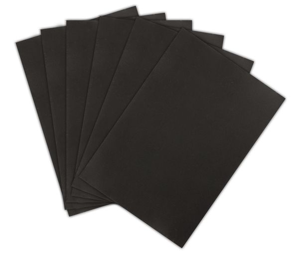 Картон грунтованный 35х50 см, 228 г/м², 6 шт, черный, Vista-Artista BGRK-3550