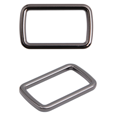 Рамка прямоугольная металл 40 мм /49х30 мм/ чер.никель, ГУ12749, 4 шт