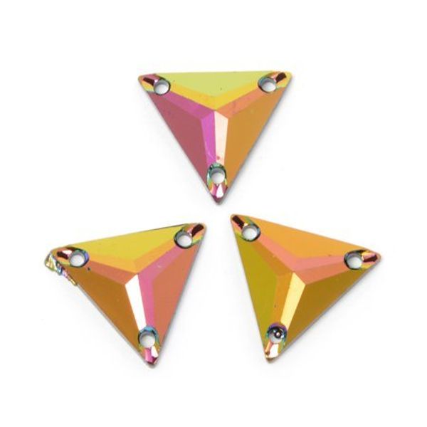 Стразы пришивные акриловые (Resin) Tesoro Crystal цв. 1 16 мм уп., 10 шт, M10678