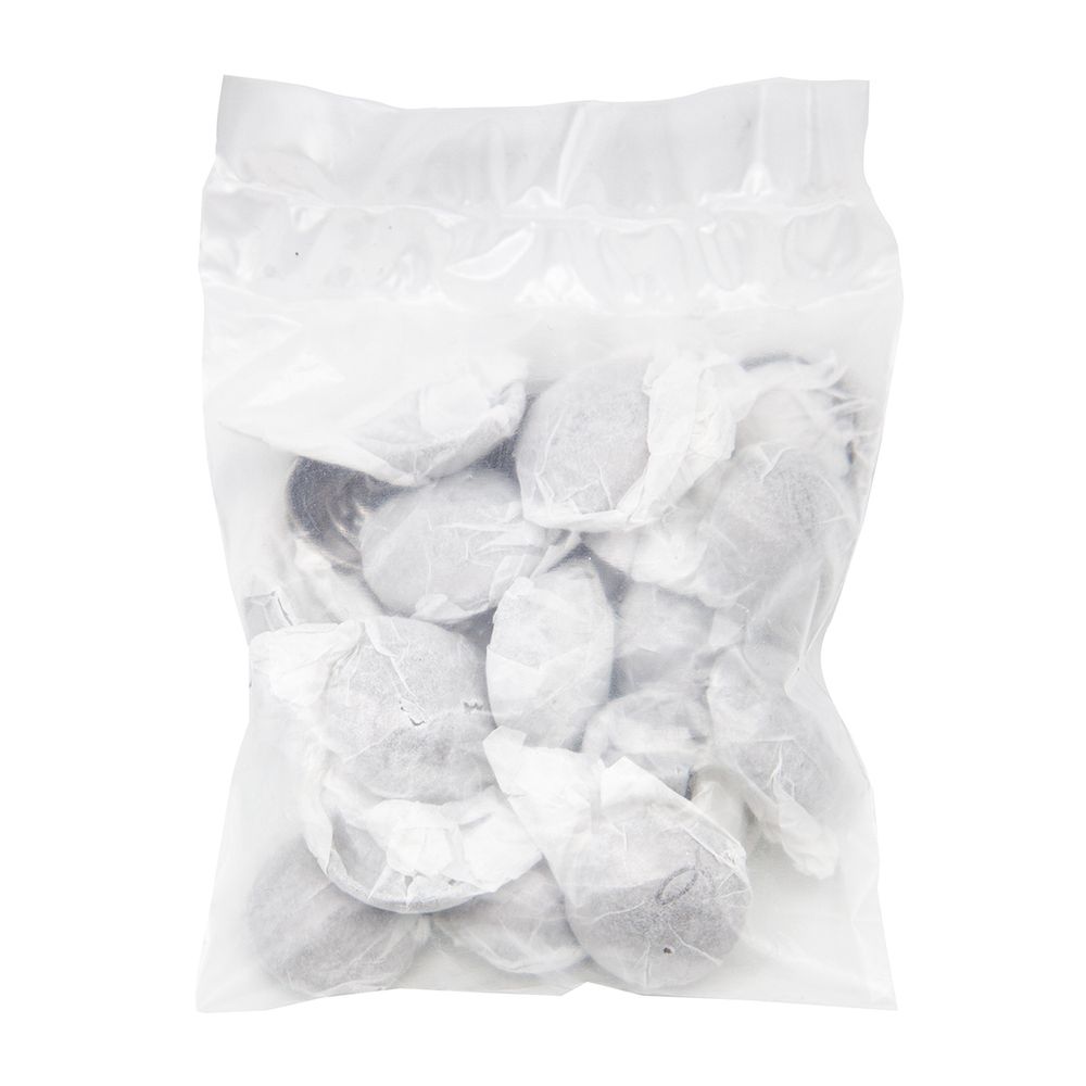 Часть кнопки Альфа (S-образная) ⌀22 мм (A-часть), 5/22 чер.никель мет. сфера с цветком, 20 шт