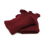 Манжеты трикотажные 7.0х9.5 см, 1 пара, плотные без шва, 002 бордо
