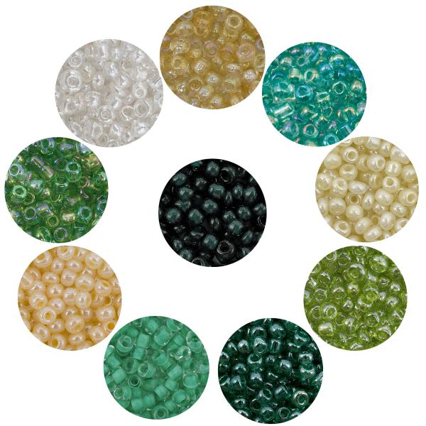 Набор бисера №10 бисер в тубе, 10 цветов, Astra&Craft